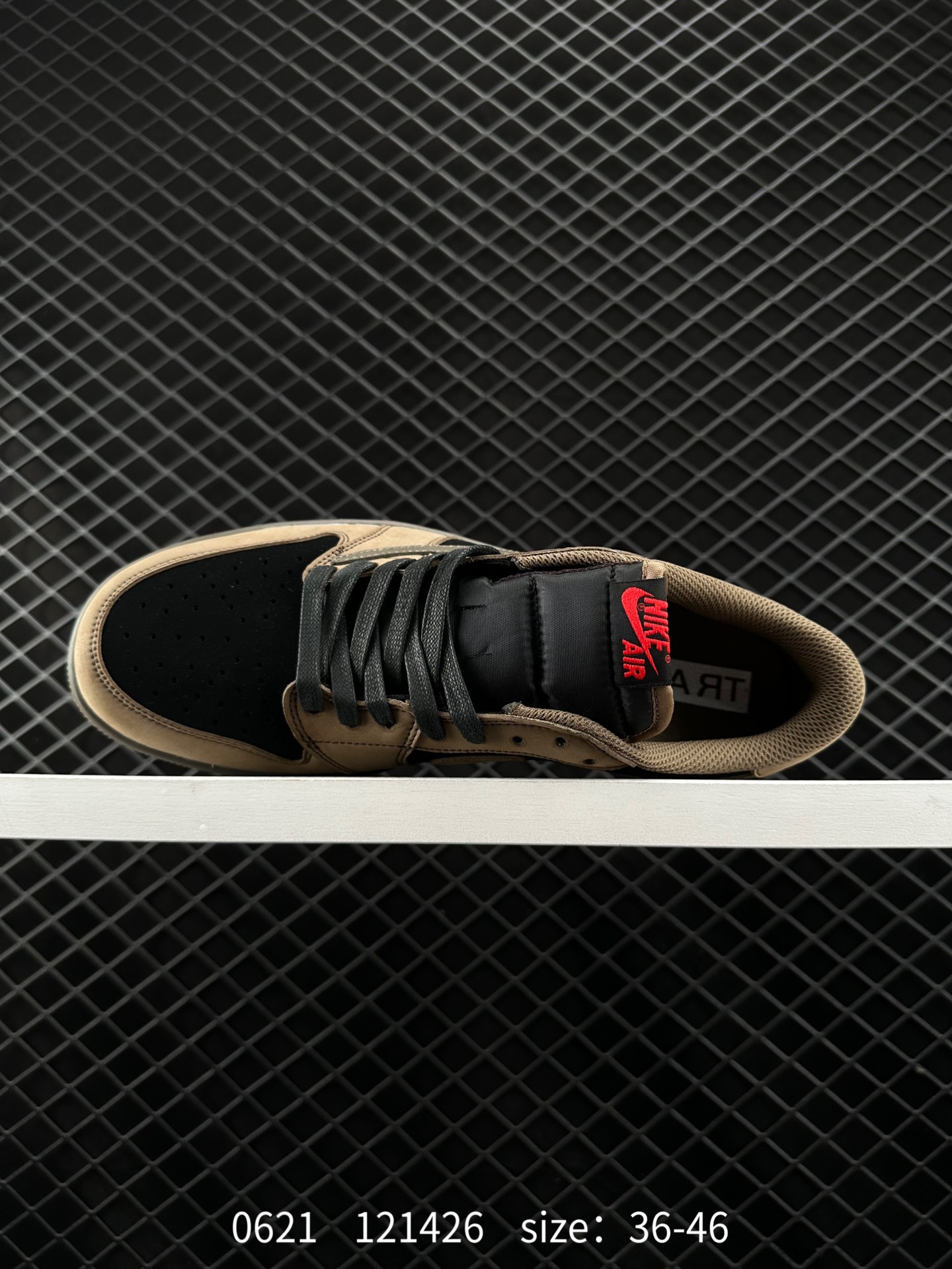 Fragment Design x Travis Scott x Nike Air Jordan 1 Low OG SP”Military Blue”